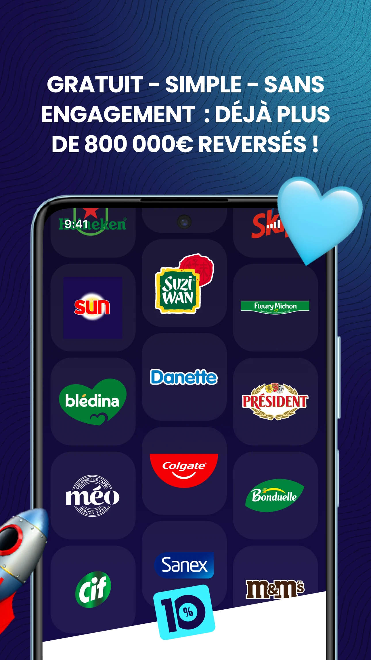10% - Cashback & Économies screenshot